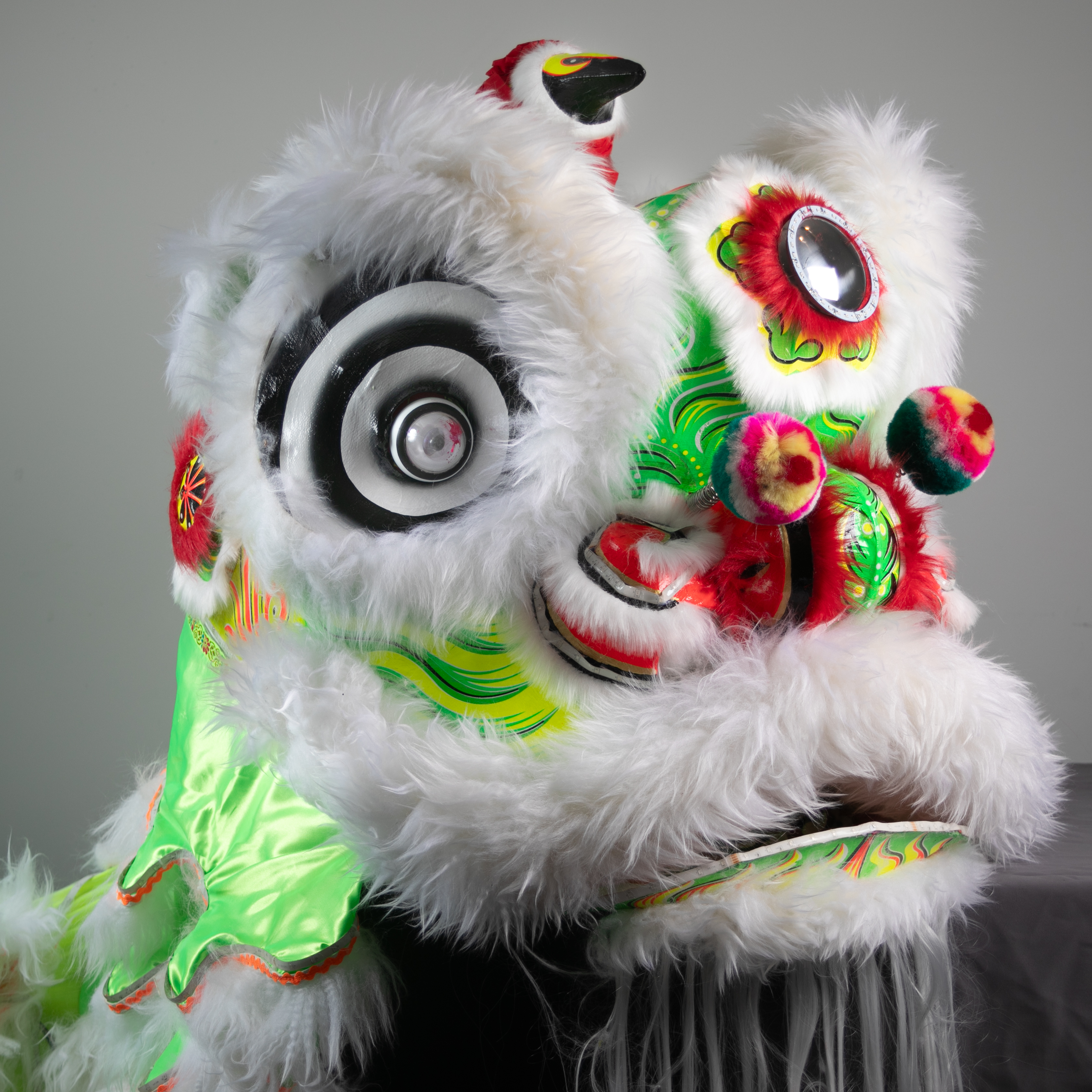 lion picture L2 White/Green